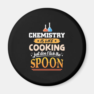 Gifts Teacher Chemie is als koken Magneet