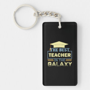 Gifts Teacher   De beste leraar in de melkweg Sleutelhanger