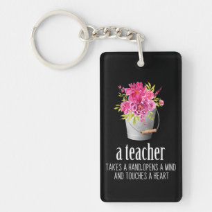 Gifts Teacher   Een leraar neemt een handje Sleutelhanger