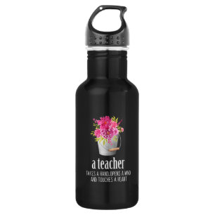 Gifts Teacher Een leraar neemt een handje Waterfles