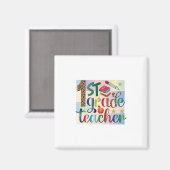 Gifts Teacher | Eerste graad leraar Magneet (Voorkant / Achterkant)