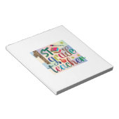 Gifts Teacher | Eerste graad leraar Notitieblok (Schuin)