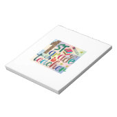 Gifts Teacher | Eerste graad leraar Notitieblok (Linkerzijde)