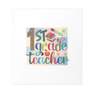 Gifts Teacher Eerste graad leraar Notitieblok
