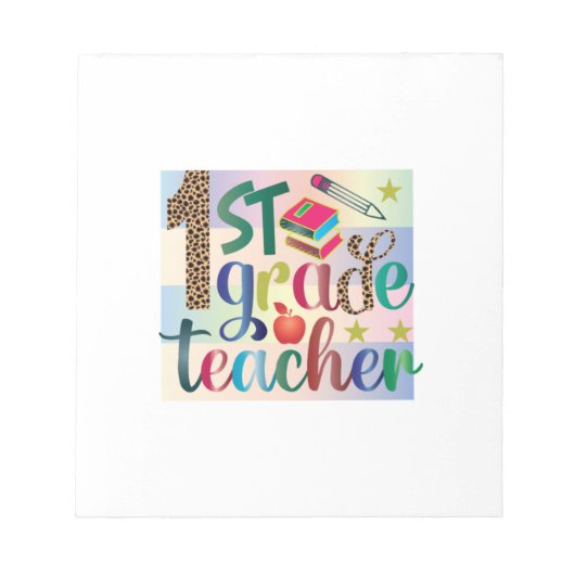 Gifts Teacher | Eerste graad leraar Notitieblok (Voorkant)