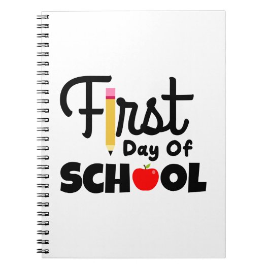 Gifts Teacher | Eerste schooldag Notitieboek (Voorkant)