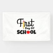 Gifts Teacher | Eerste schooldag Spandoek (Horizontaal)