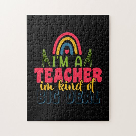 Gifts Teacher | Ik ben leraar in een soort grote d Legpuzzel (Verticaal)