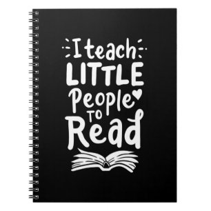Gifts Teacher Ik leer kleine mensen om te lezen Notitieboek