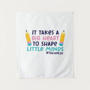 Gifts Teacher It Takes A Big Heart Wandkleed