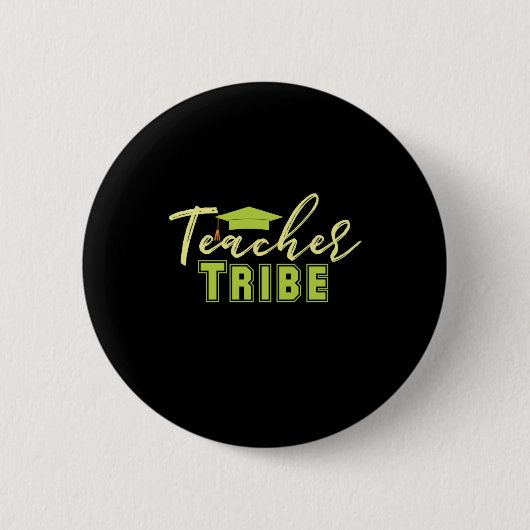Gifts Teacher | Leraar Tribe Ronde Button 5,7 Cm (Voorkant)