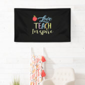 Gifts Teacher | Love Teach Inspire Spandoek (Insitu)