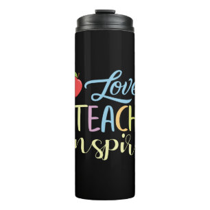 Gifts Teacher Love Teach Inspire Thermosbeker