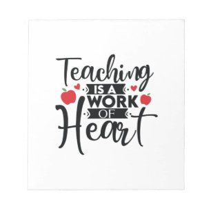 Gifts Teacher Onderwijs is een kunstwerk Notitieblok