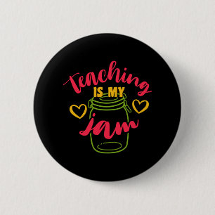 Gifts Teacher Onderwijs is mijn jam Ronde Button 5,7 Cm