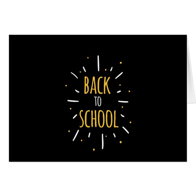 Gifts Teacher | Terug naar school (Voorkant Horizontaal)