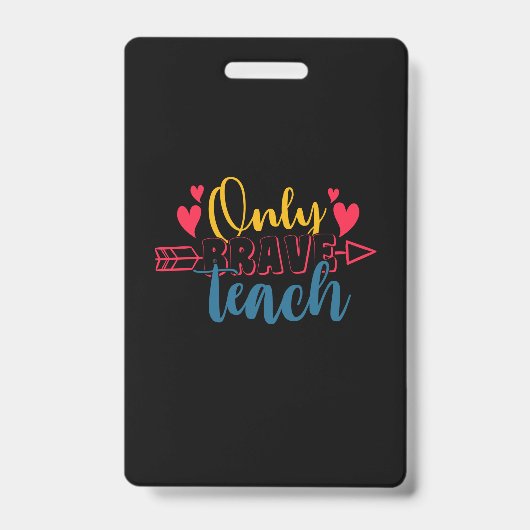 Gifts Teacher | Uitsluitend trechterhaar Badge (Voorzijde)