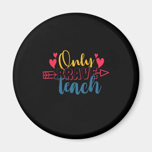 Gifts Teacher | Uitsluitend trechterhaar Magneet (Voorkant)