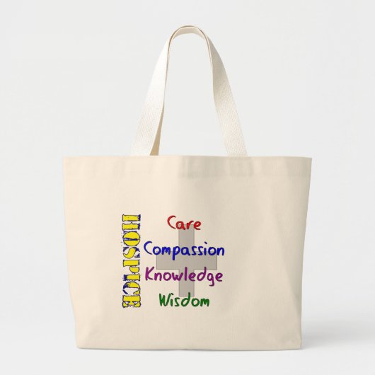 Gifts van de Arbeider van het Hospice Grote Tote Bag (Voorkant)