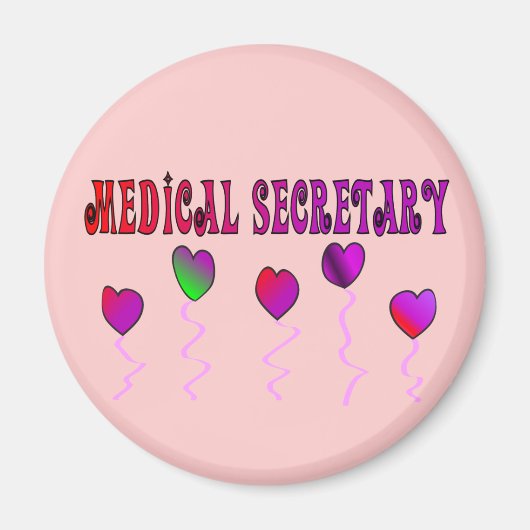 Gifts van de medisch secretaris magneet (Voorkant)