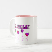 Gifts van de medisch secretaris tweekleurige koffiemok (Voorkant links)