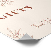 Gifts Wedding Sign Poster (Hoek)