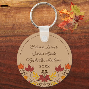 Giftshop Boutique Souvenir Fall laat aangepaste te Sleutelhanger
