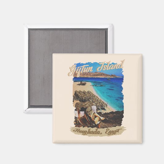 Giftun Island Magneet (Voorkant / Achterkant)