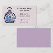 Giftware of online cadeauwinkel parfumfles visitekaartje (Voorkant / Achterkant)