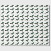 Giftwrap: Blauwvogels van geluk Cadeaupapier (Vlak)