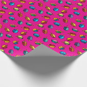 Giftwrap - Chanukah Gift Wrapping Paper - Judaica Cadeaupapier (Hoek)