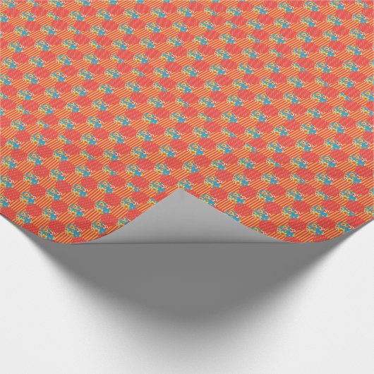 Giftwrap: Ditsy Floral Stripes Polkas Patchwork Cadeaupapier (Hoek)