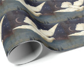 Giftwrap:  Dove bij nacht Cadeaupapier (Rol Hoek)