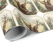 Giftwrap: Evergreen Stag Cadeaupapier (Rol Hoek)
