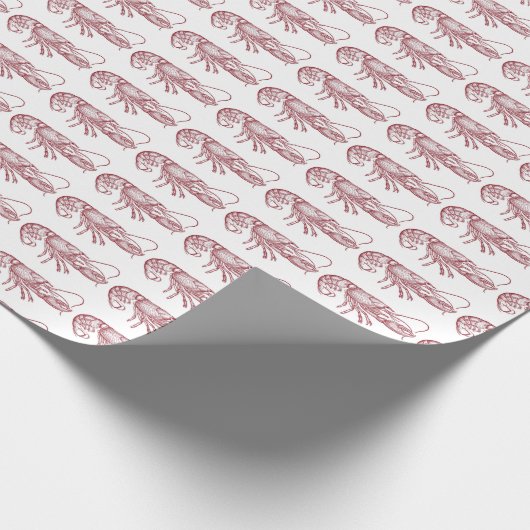 Giftwrap: Lobsters Cadeaupapier (Hoek)