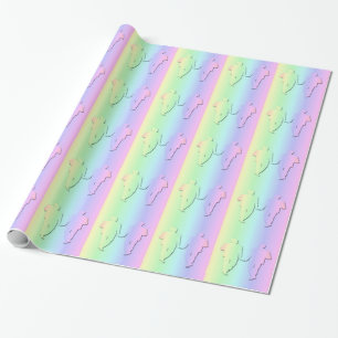 Giftwrap van de Regenboogweddenschap voor homoseks Cadeaupapier