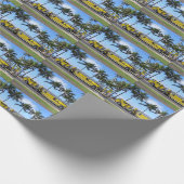 Giftwrap:  Waikiki Fire Engine Cadeaupapier (Hoek)