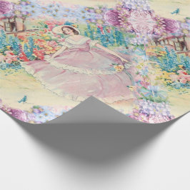 Giftwrap  Waterverf van de Franse tuinbouw Cadeaupapier