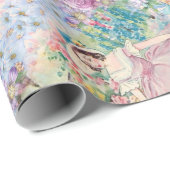 Giftwrap  Waterverf van de Franse tuinbouw Cadeaupapier (Rol Hoek)