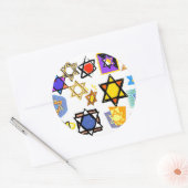 GIFTWRAPPING HANUKKAH STICKERS SHEETS VAN 20 OF 6 (Envelop)