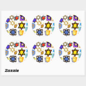 GIFTWRAPPING HANUKKAH STICKERS SHEETS VAN 20 OF 6 (Vel)