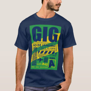 GIG Rio de Janeiro luchthaven T-shirt