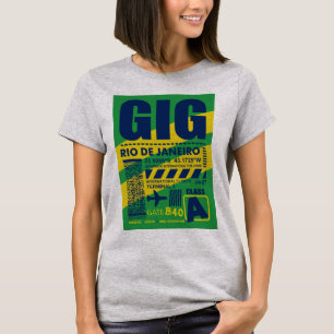 GIG Rio de Janeiro luchthaven T-shirt