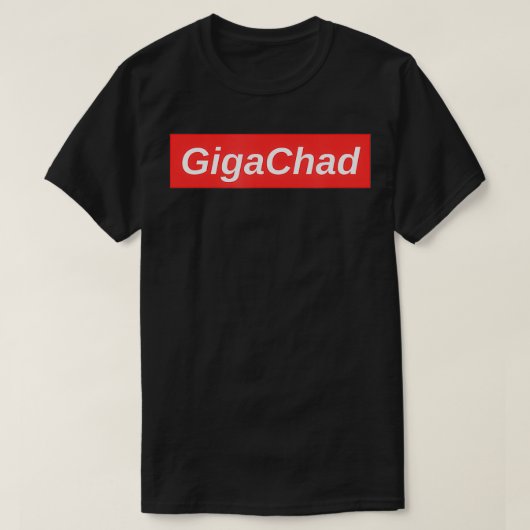 Giga Chad Gigachad Bitcoin Cryptocurrency Meme T-shirt (Design voorkant)