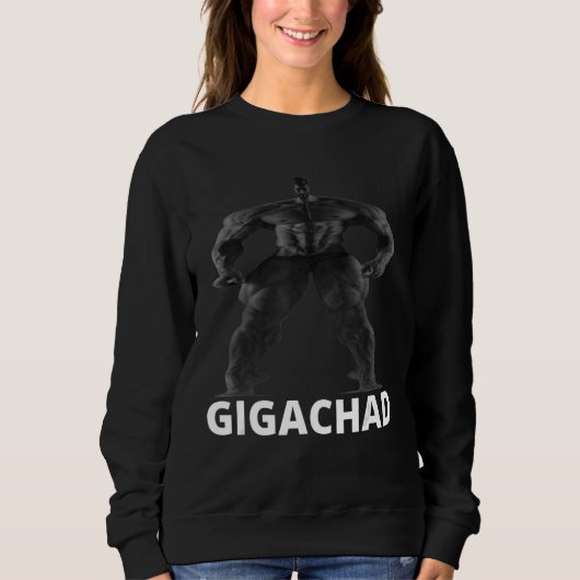 Gigachad Average Sigma Male Grindset Meme 14 Trui (Voorkant)