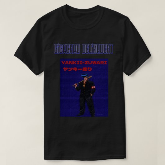 Gigachad Delinquent T-shirt (Design voorkant)