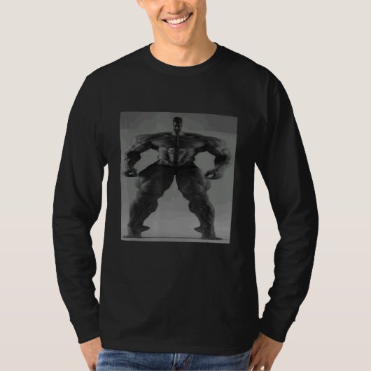 Gigachad Gemiddelde Sigma Male Grindset Meme 1 T-shirt (Voorkant)