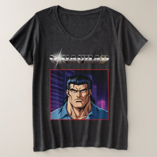 GIGACHAD GROTE MAAT T-SHIRT (Design voorkant)