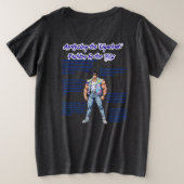 GIGACHAD IN 80S GROTE MAAT T-SHIRT (Design achterkant)