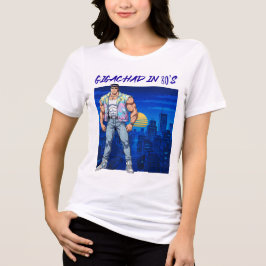 GIGACHAD IN 80S Tri-Blend SHIRT